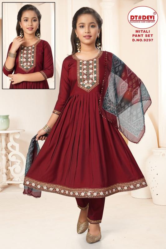 Dt Devi Mitali 9297 catalog kids wear wholesale in mumbai