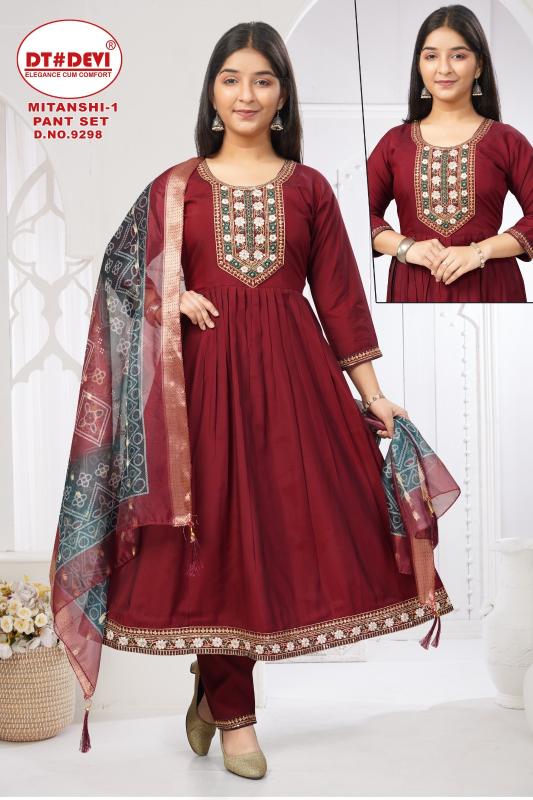 Dt Devi Mitanshi vol 1 9298 catalog kids wear wholesale market in india