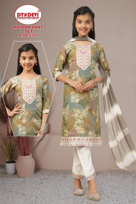 Dt Devi Mridha 9370 catalog trendz garments kids wear wholesaler
