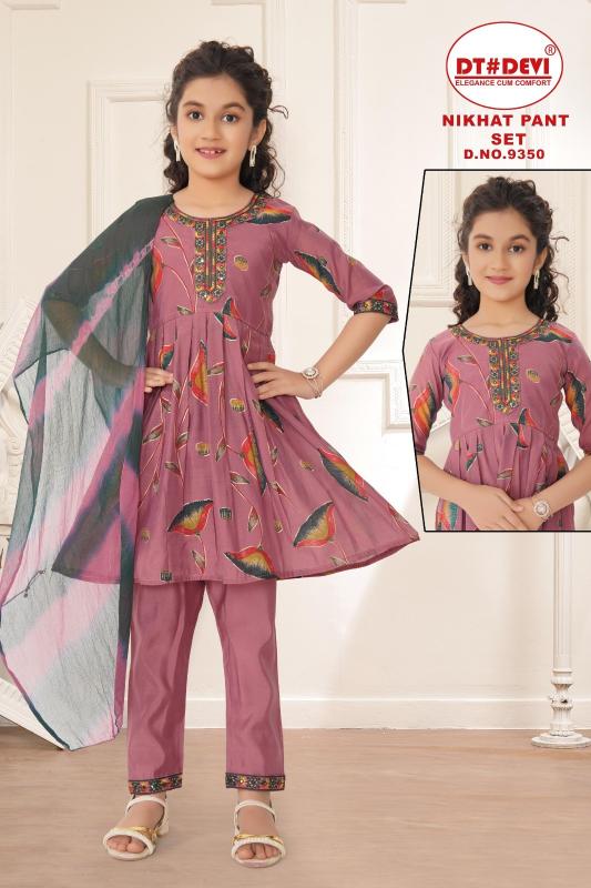 Dt Devi Nikhat vol 1 9350 catalog kids wear wholesale india