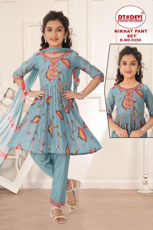 Dt Devi Nikhat vol 1 9350 catalog kids wear wholesale india