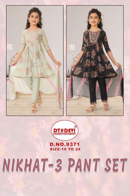 Dt Devi Nikhat vol 3 9371 catalog kids ethnic wear wholesale