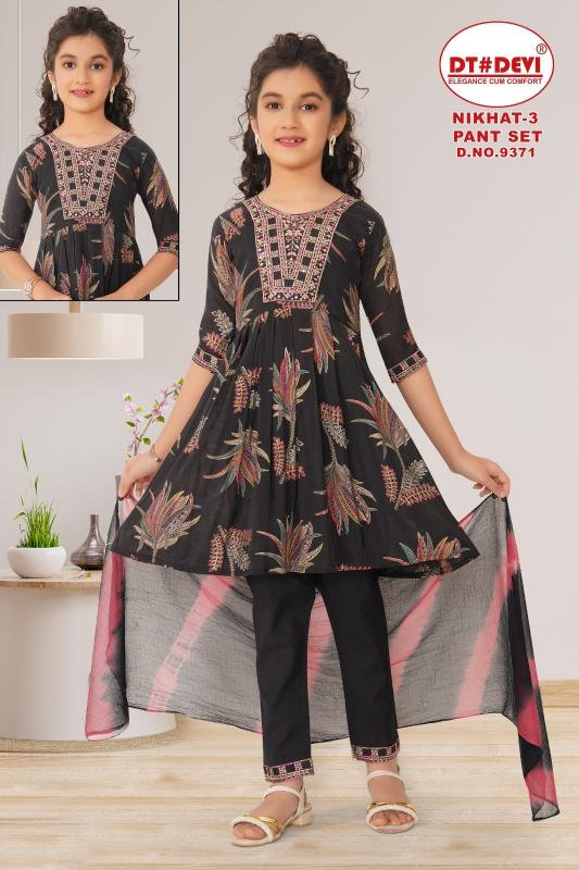 Dt Devi Nikhat vol 3 9371 catalog kids ethnic wear wholesale