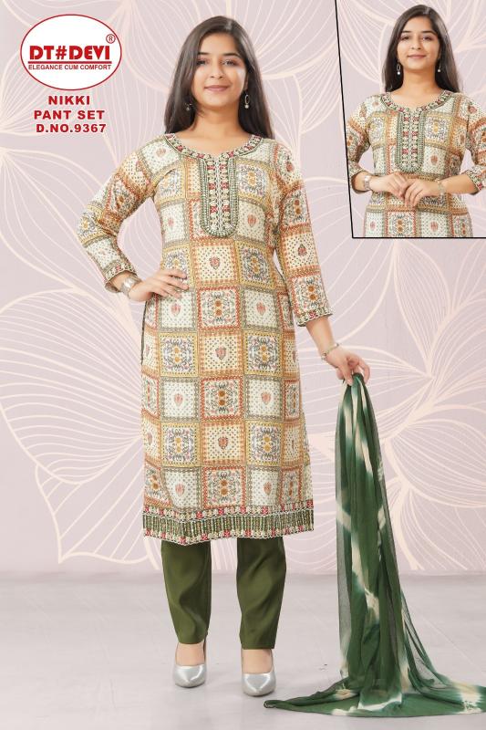 Dt Devi Nikki 9367 catalog kids wear wholesale market in mumbai
