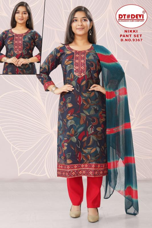 Dt Devi Nikki 9367 catalog kids wear wholesale market in mumbai