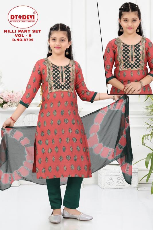 Dt Devi Nilli vol 6 8799 catalog wholesale kids weare
