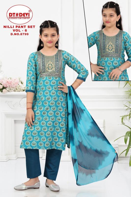 Dt Devi Nilli vol 6 8799 catalog wholesale kids weare