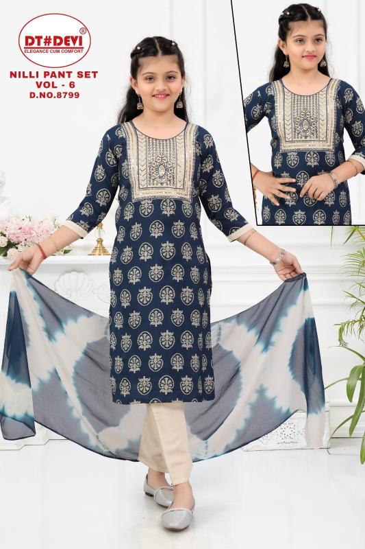 Dt Devi Nilli vol 6 8799 catalog wholesale kids weare