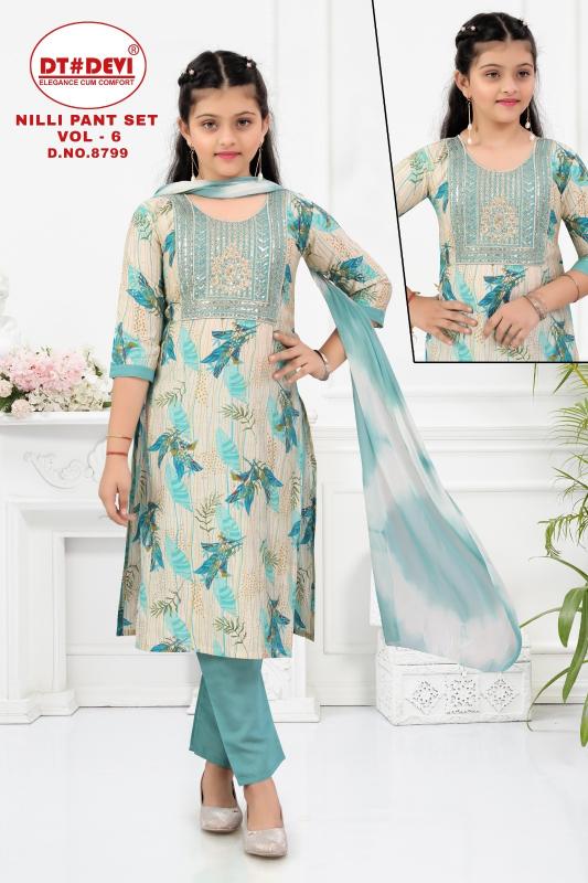 Dt Devi Nilli vol 6 8799 catalog wholesale kids weare