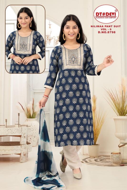 Dt Devi Nillimaa vol 6 8798 catalog wholesale uk kids wear