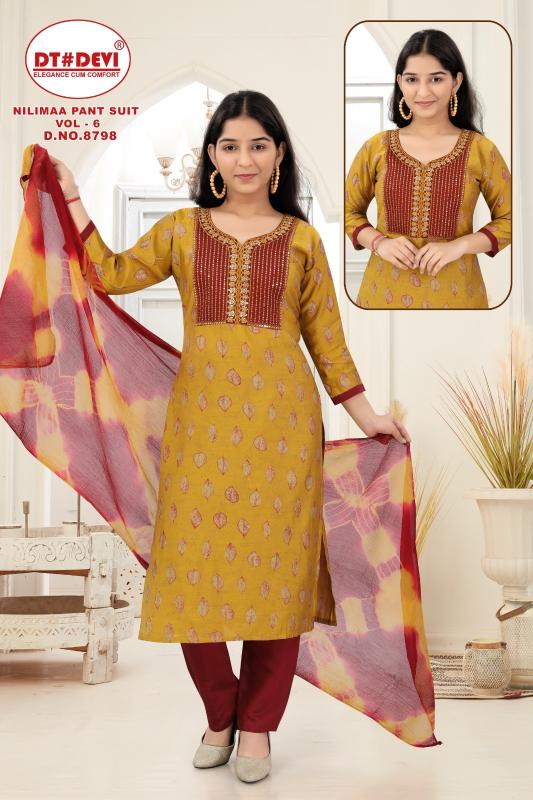 Dt Devi Nillimaa vol 6 8798 catalog wholesale uk kids wear