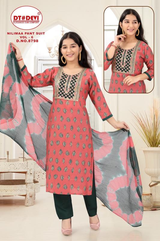 Dt Devi Nillimaa vol 6 8798 catalog wholesale uk kids wear