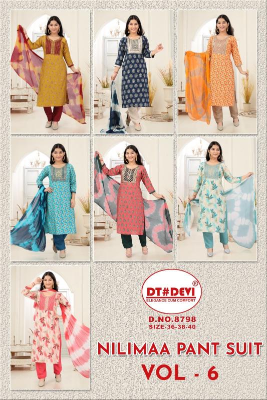Dt Devi Nillimaa vol 6 8798 catalog wholesale uk kids wear