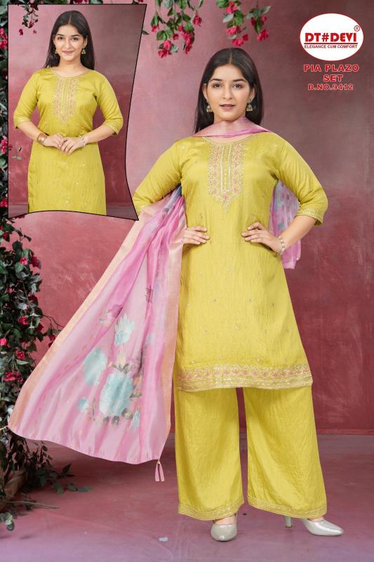 Dt Devi Pia 9412 catalog wholesale kids wear kolkata
