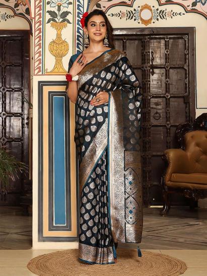 Elegance vol 2 by Astita fancy designer SILK BLEND fabric saree wholesale
