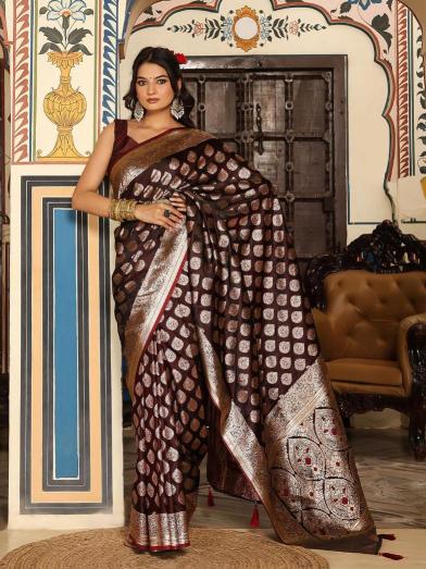 Elegance vol 2 by Astita fancy designer SILK BLEND fabric saree wholesale