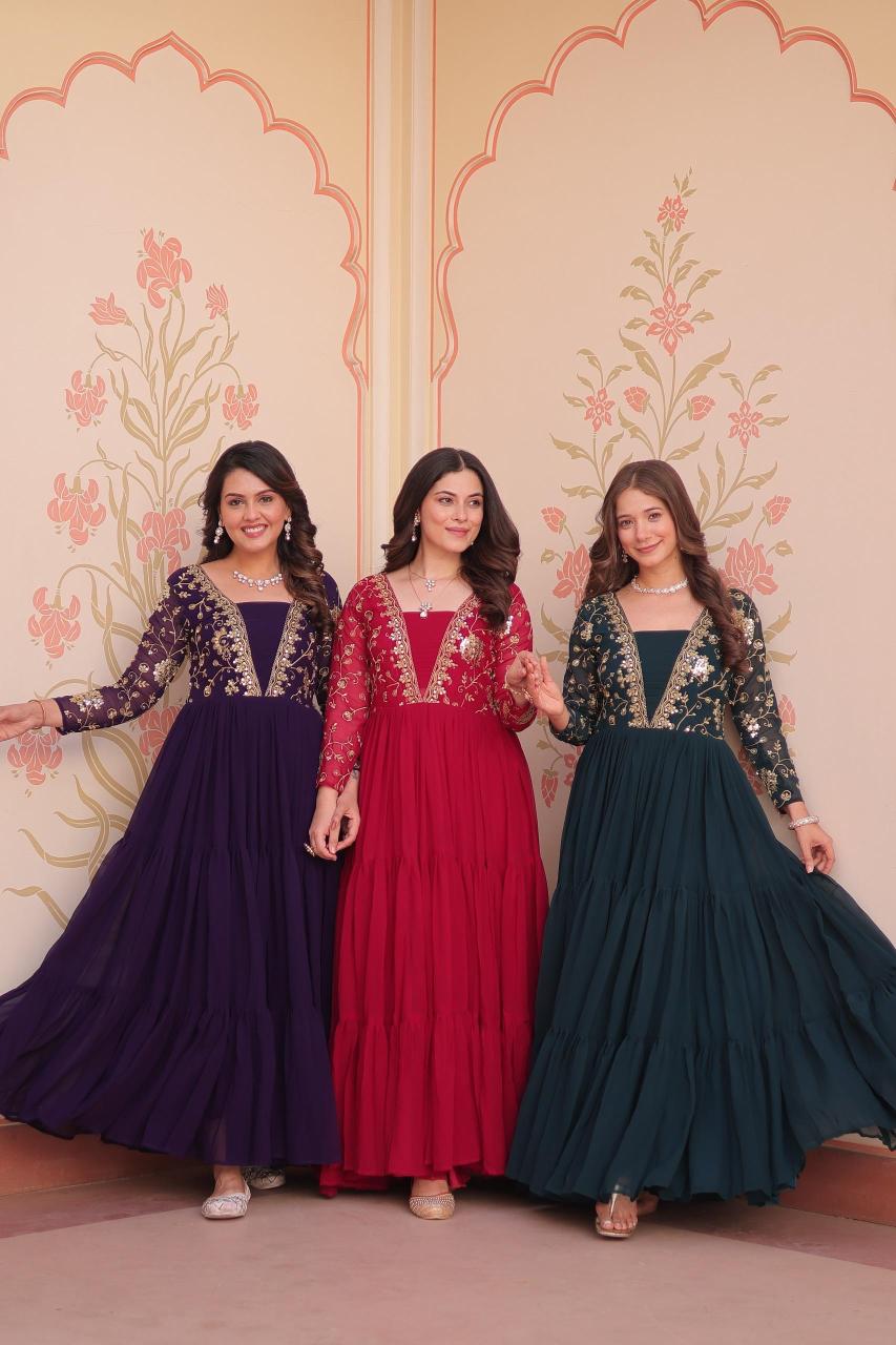 Felocity 9237 catalog gowns and kurtis shop in surat
