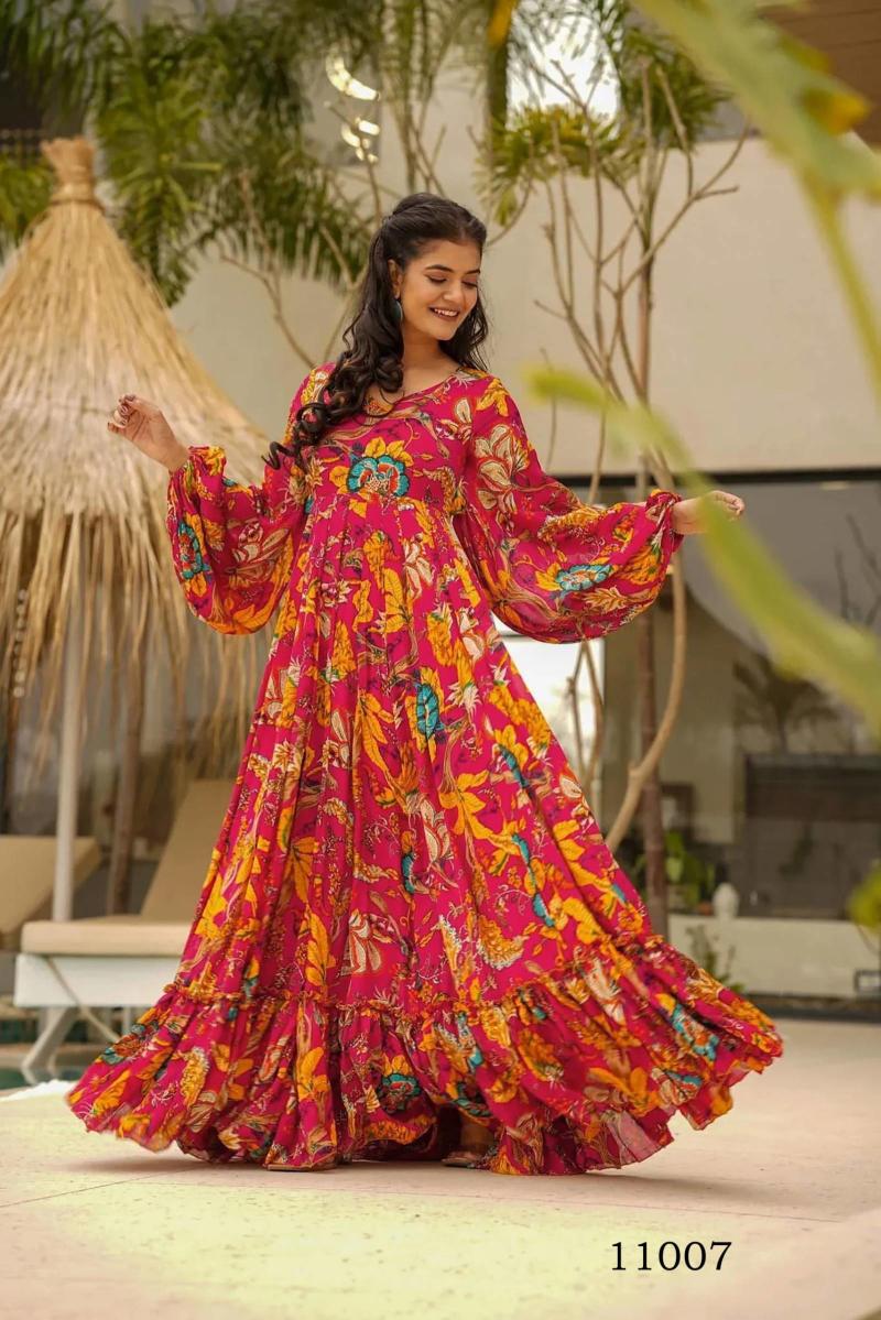 Felocity Clora Vol 11 catalog gown kurti exporter in surat