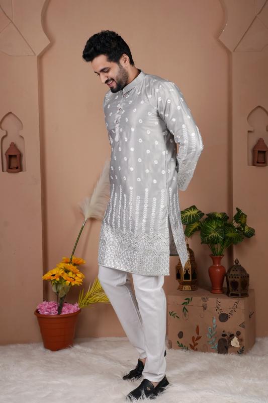 Felocity Gadhval Silk catalog mens kurti manufacture in surat