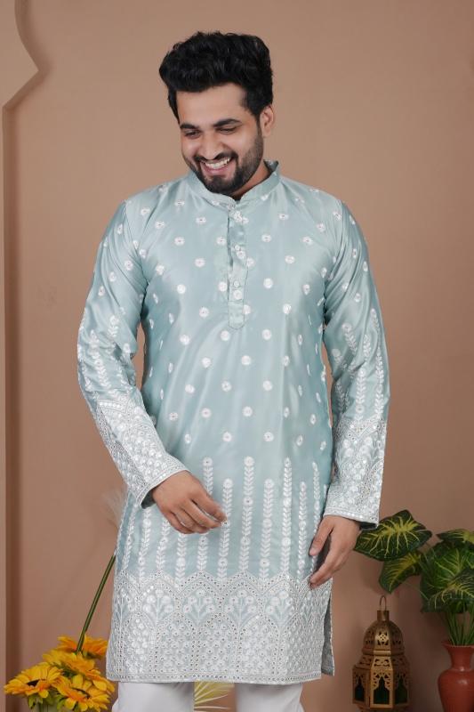Felocity Gadhval Silk catalog mens kurti manufacture in surat
