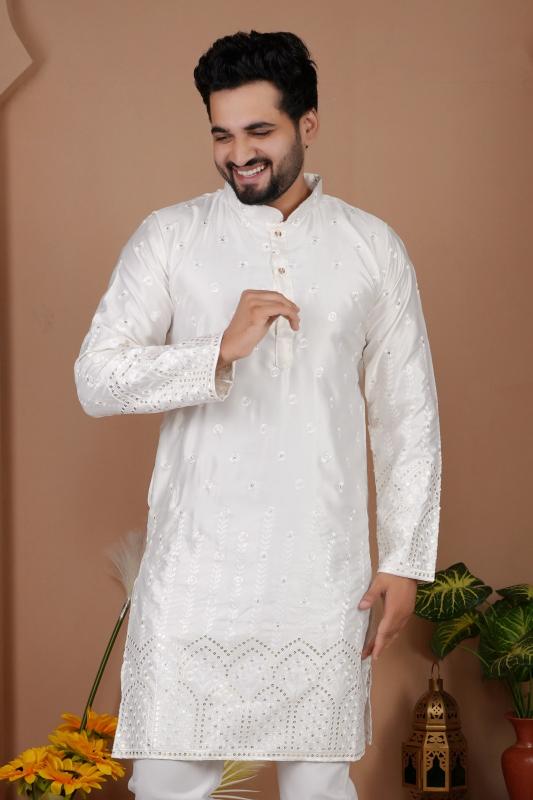 Felocity Gadhval Silk catalog mens kurti manufacture in surat