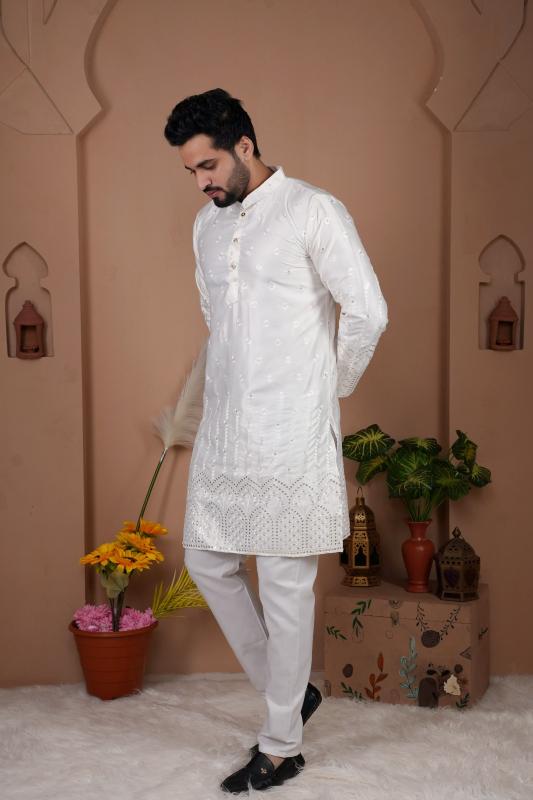 Felocity Gadhval Silk catalog mens kurti manufacture in surat