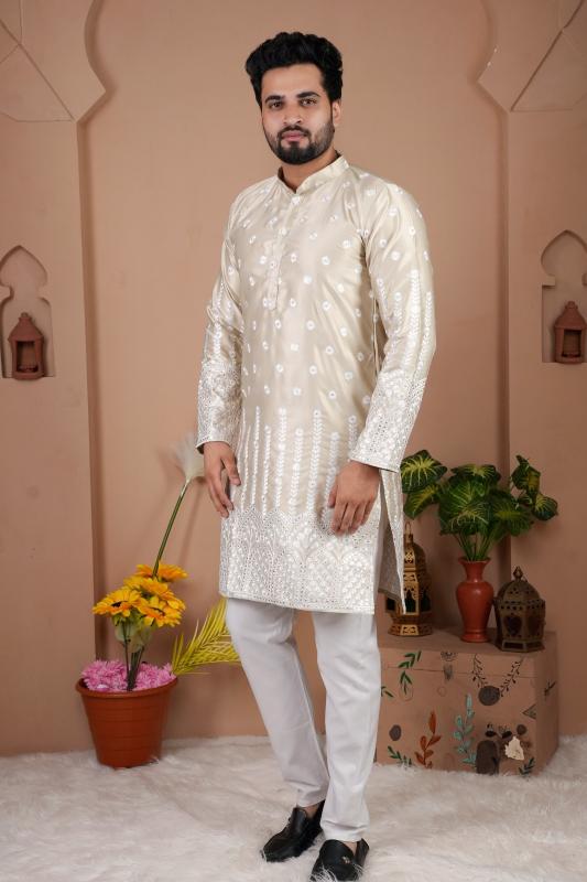 Felocity Gadhval Silk catalog mens kurti manufacture in surat