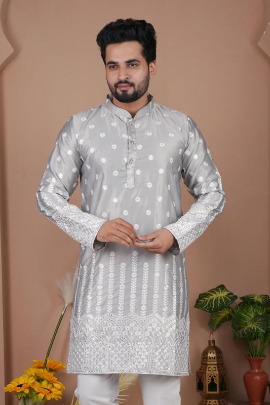 Felocity Gadhval Silk catalog mens kurti manufacture in surat