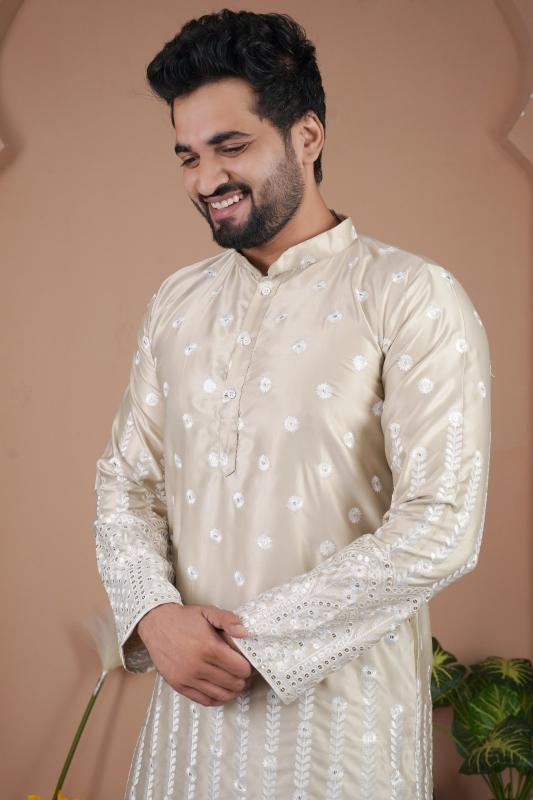 Felocity Gadhval Silk catalog mens kurti manufacture in surat