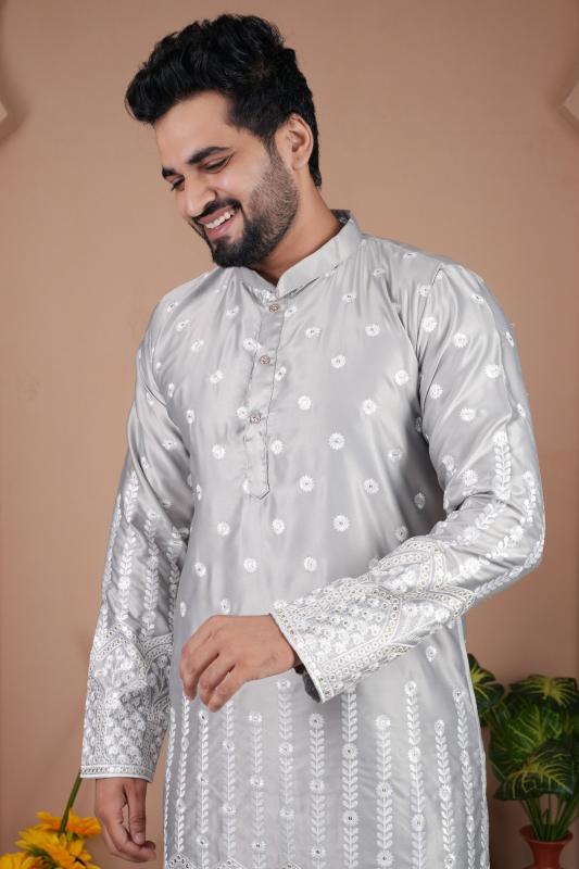 Felocity Gadhval Silk catalog mens kurti manufacture in surat