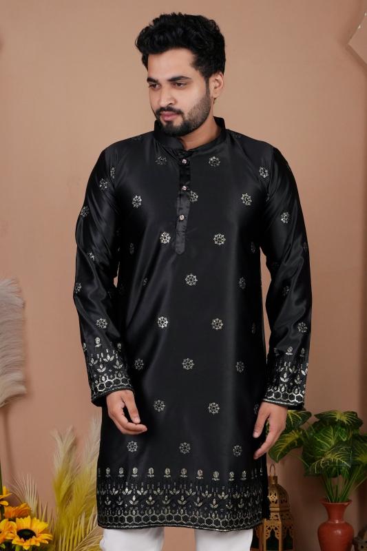 Felocity Malai Silk catalog mens kurta wholesale in surat