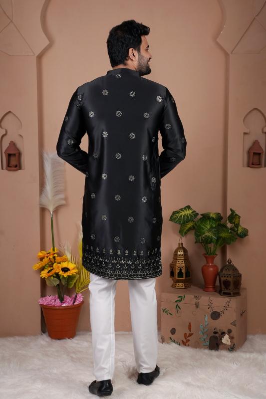 Felocity Malai Silk catalog mens kurta wholesale in surat