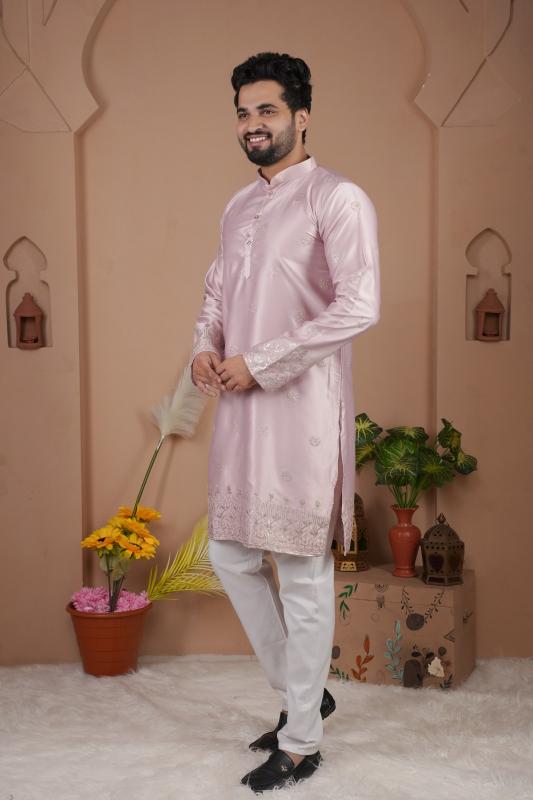 Felocity Malai Silk catalog mens kurta wholesale in surat