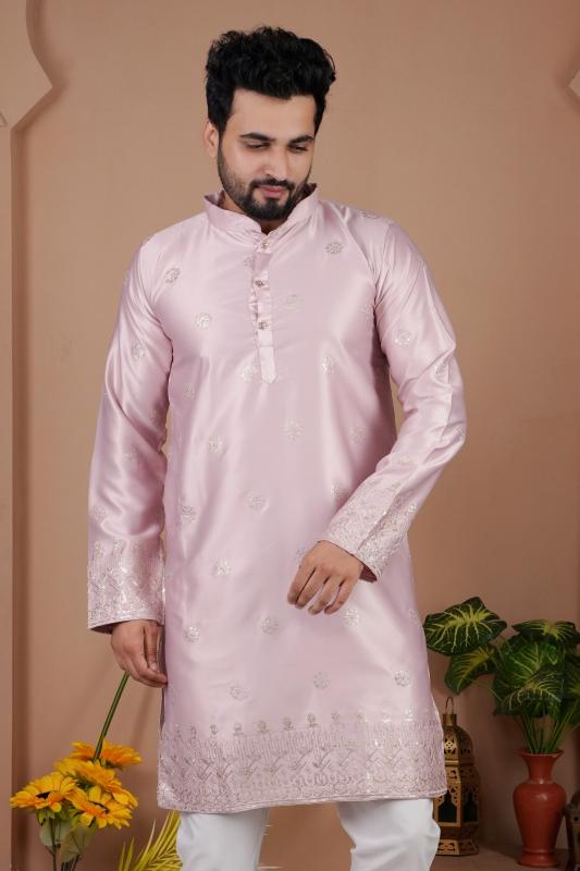 Felocity Malai Silk catalog mens kurta wholesale in surat