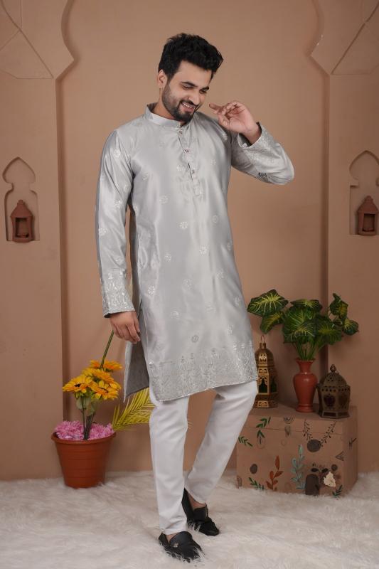 Felocity Malai Silk catalog mens kurta wholesale in surat