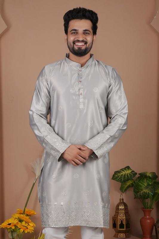 Felocity Malai Silk catalog mens kurta wholesale in surat