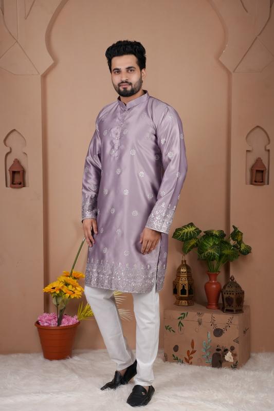Felocity Malai Silk catalog mens kurta wholesale in surat