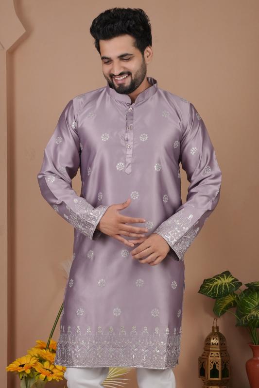 Felocity Malai Silk catalog mens kurta wholesale in surat