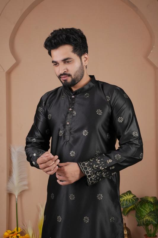 Felocity Malai Silk catalog mens kurta wholesale in surat