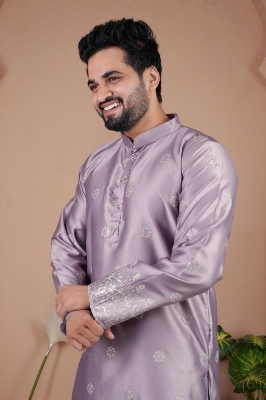Felocity Malai Silk catalog mens kurta wholesale in surat