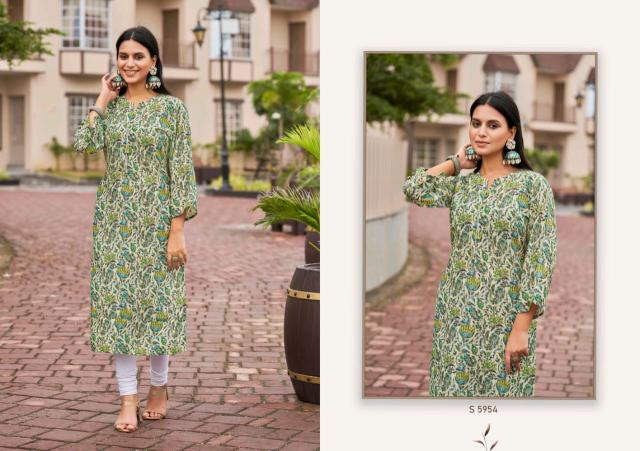 Felocity Sayali catalog kurti material in surat 
