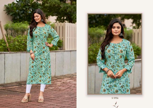 Felocity Sayali catalog kurti material in surat 