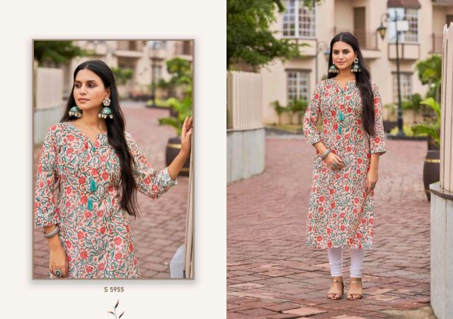 Felocity Sayali catalog kurti material in surat 