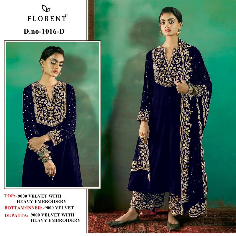 Florent 1016 ABCD Catalog pakistani suits wholesale india