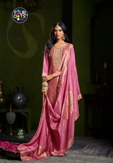 Four Dots Romee catalog wholesale dealers for dress materials in delhi