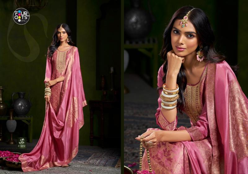 Four Dots Romee catalog wholesale dealers for dress materials in delhi