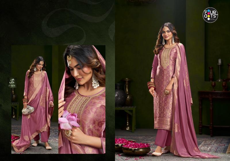 Four Dots Romee catalog wholesale dealers for dress materials in delhi