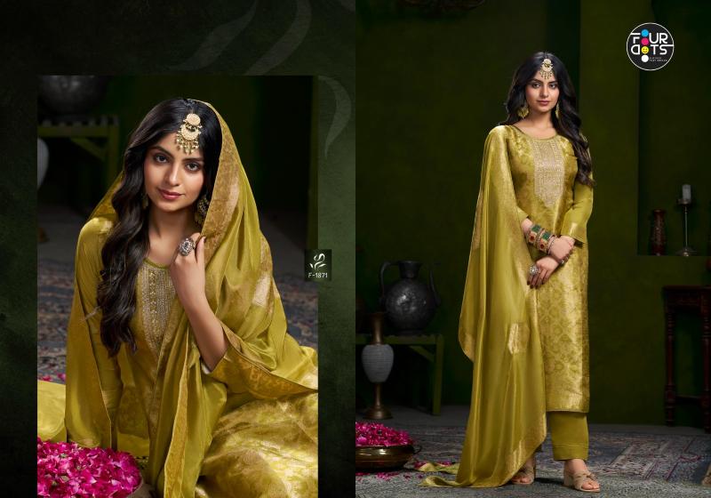 Four Dots Romee catalog wholesale dealers for dress materials in delhi