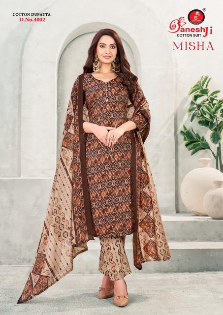 Ganeshji Misha Vol-4 – Dress material - Wholesale Catalog