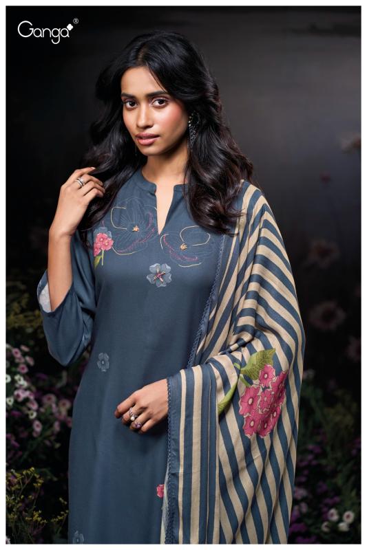 Ganga Ayira 3813 catalog mumbai salwar kameez wholesalers